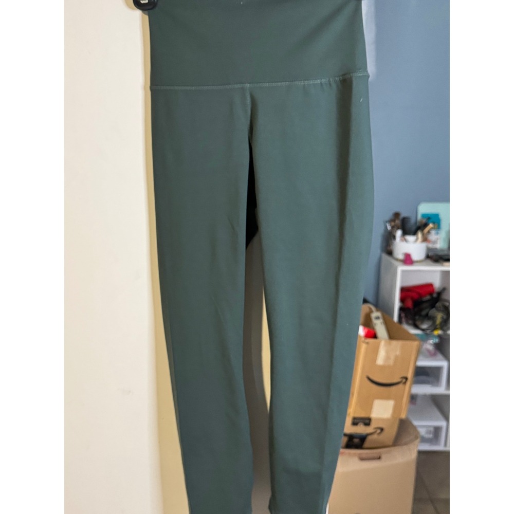 Yogalicious Lux Womens High Waisted Leggings Dark Sage Green XS Yoga Pants